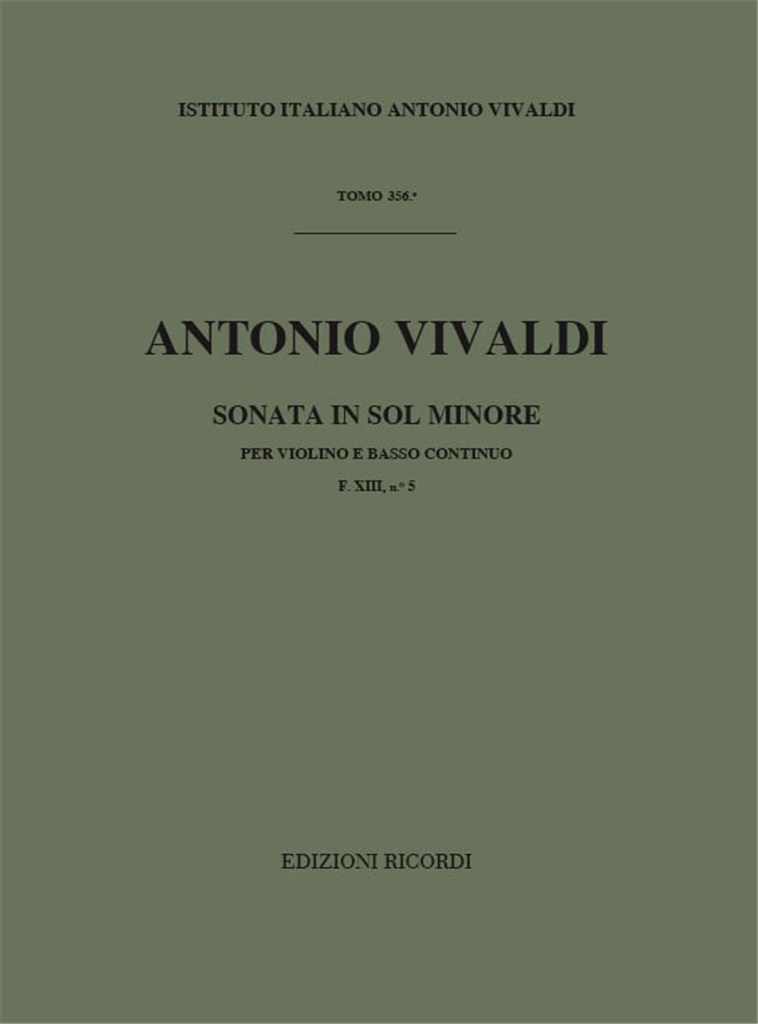 Sonata in Sol Minore (g minor) RV 28